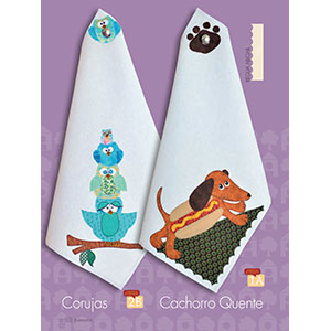 Livro de Barrados para Panos de Prato #3 - 4